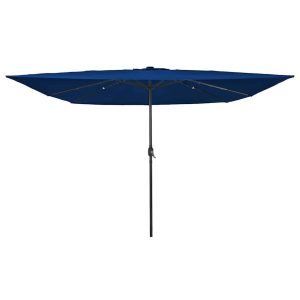 Parasol Ogrodowy Niebieski Składany Na Słupku Na Taras Ogród Balkon 938952 Parasol Ogrodowy Niebieski Składany Na Słupku Na Taras Ogród Balkon 938952