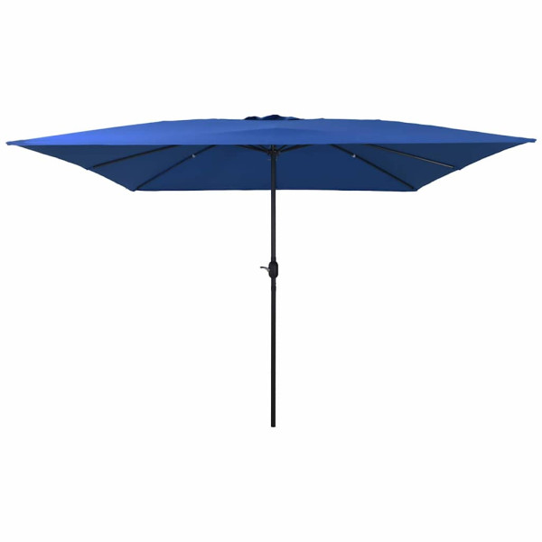 Parasol Ogrodowy Niebieski Składany Na Słupku Na Taras Ogród Balkon 943489