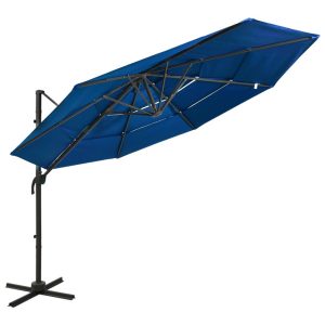 Parasol ogrodowy Niebieski vidaXL 593864