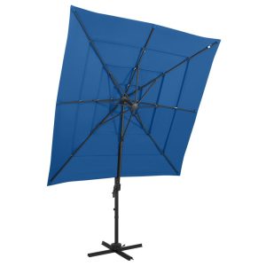 Parasol ogrodowy Niebieski vidaXL 591533