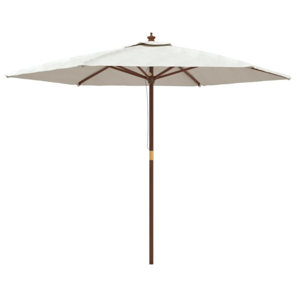 Parasol Ogrodowy Piaskowy Na Słupku Składany Na Taras Ogród Balkon 299x240 939009