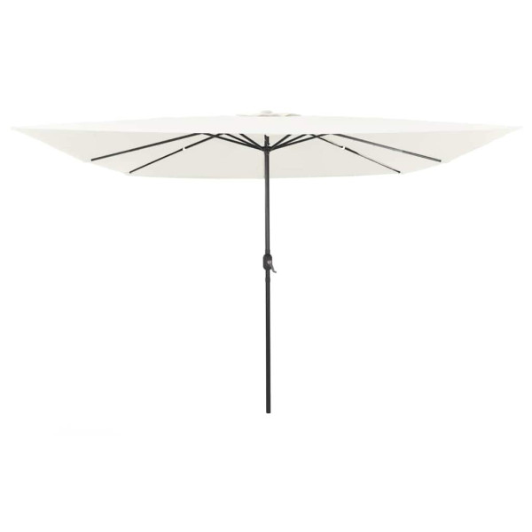 Parasol Ogrodowy Piaskowy Składany Na Słupku Na Taras Ogród Balkon 938931