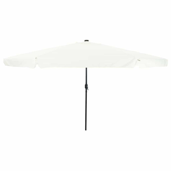 Parasol Ogrodowy Piaskowy Składany Na Słupku Na Taras Ogród Balkon 938936