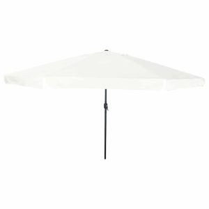 Parasol Ogrodowy Piaskowy Składany Na Słupku Na Taras Ogród Balkon 943535 Parasol Ogrodowy Piaskowy Składany Na Słupku Na Taras Ogród Balkon 943535