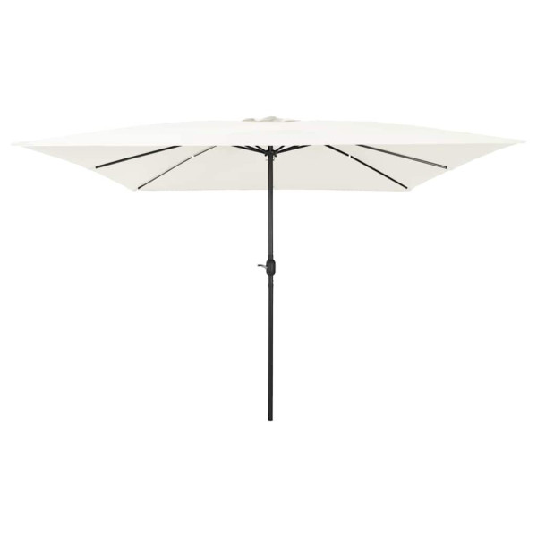 Parasol Ogrodowy Piaskowy Składany Na Słupku Na Taras Ogród Balkon 943572