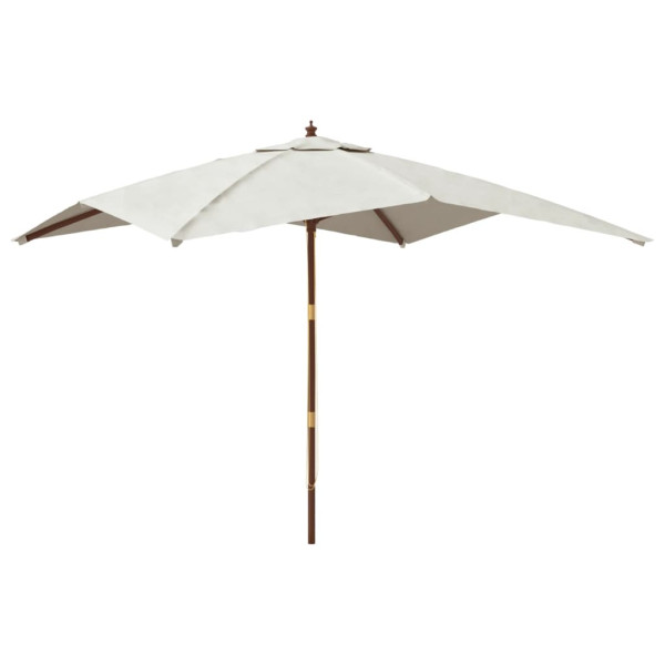 Parasol Ogrodowy Piaskowy Składany Na Słupku Na Taras Ogród Balkon 938881