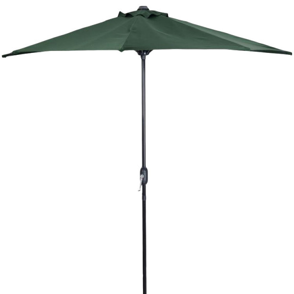 Parasol ogrodowy pół-parasol ścienny na taras 2,7m zielony 222197