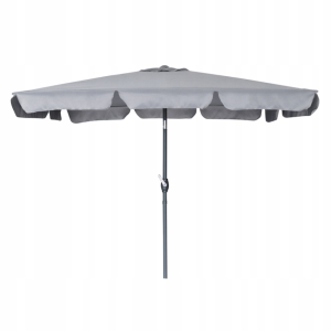 Parasol ogrodowy prostokątny regulowany pochylny składany Denver j. szary 874364 Parasol ogrodowy prostokątny regulowany pochylny składany Denver j. szary 874364