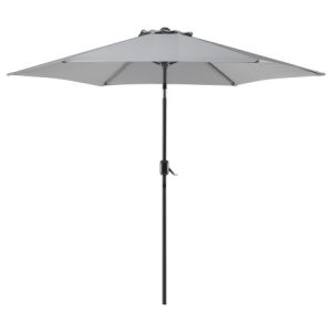 Parasol ogrodowy składany 270 cm szary 86135 Parasol ogrodowy składany 270 cm szary 86135
