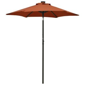 Parasol ogrodowy Szary vidaXL 593806 Parasol ogrodowy Szary vidaXL 593806