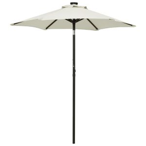 Parasol ogrodowy Szary vidaXL 593840