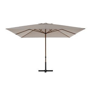 Parasol ogrodowy Taranto 4 x 4 m szary PATIO 756001