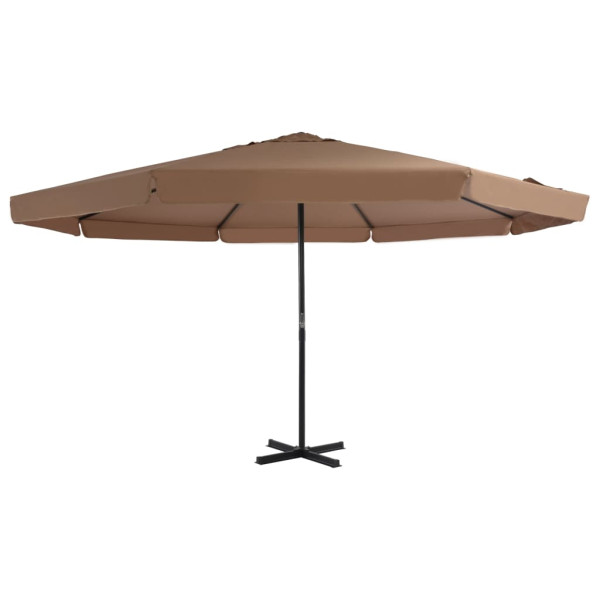 Parasol ogrodowy Taupe 500 cm vidaXL 591613