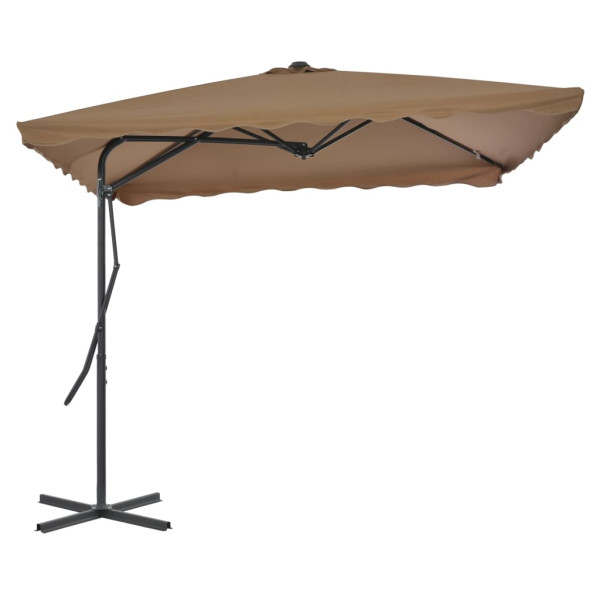 Parasol ogrodowy Taupe vidaXL 591651