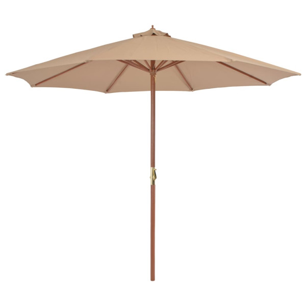 Parasol ogrodowy Taupe vidaXL 591543