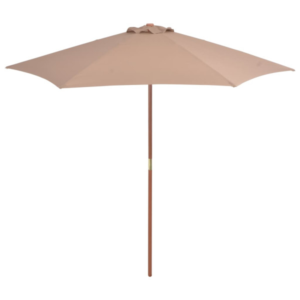 Parasol ogrodowy Taupe vidaXL 591572