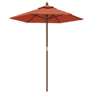 Parasol Ogrodowy Terakota Na Słupku Składany Na Taras Ogród Balkon 196×231 945038 Parasol Ogrodowy Terakota Na Słupku Składany Na Taras Ogród Balkon 196×231 945038