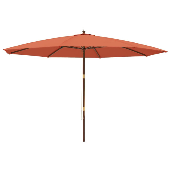 Parasol Ogrodowy Terakota Na Słupku Składany Na Taras Ogród Balkon 400x273 938895