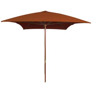 Parasol Ogrodowy Terakota Składany Na Słupku Na Taras Ogród Balkon 200×300 945041 Parasol Ogrodowy Terakota Składany Na Słupku Na Taras Ogród Balkon 200×300 945041