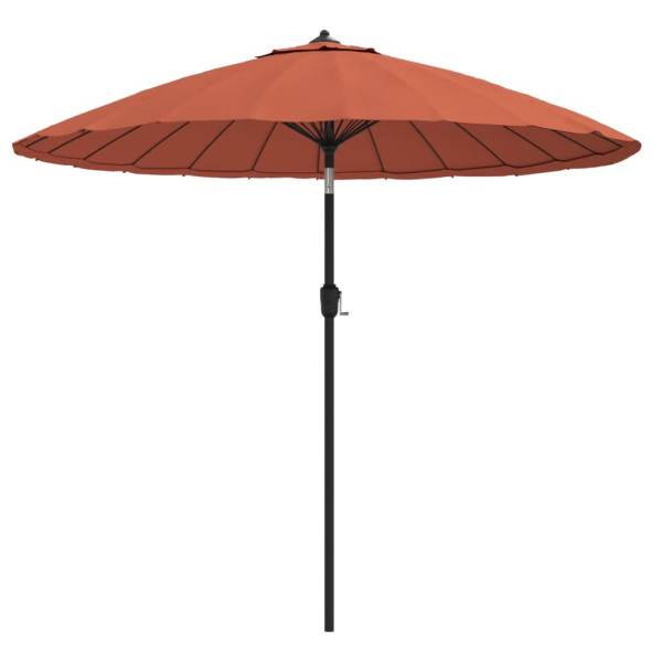 Parasol Ogrodowy Terakota Składany Na Słupku Na Taras Ogród Balkon 270 cm 943491