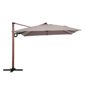 Parasol ogrodowy Termoli 3 x 3 m szary PATIO 756000 Parasol ogrodowy Termoli 3 x 3 m szary PATIO 756000