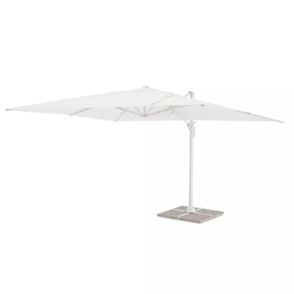 Parasol ogrodowy Vesta 400x300 Bolzano biały aluminium 1034196