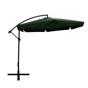 Parasol ogrodowy z podstawą 3 m zielony PATIO 682708 Parasol ogrodowy z podstawą 3 m zielony PATIO 682708