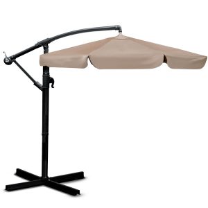 Parasol ogrodowy z wysięgnikiem pokrowiec 6 segmentów ø 350cm Plonos 510719