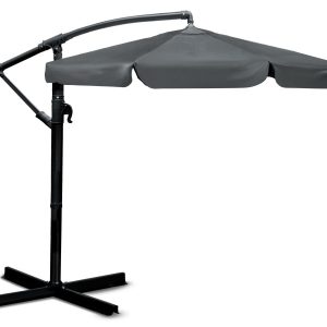 Parasol ogrodowy z wysięgnikiem pokrowiec 8 segmentów ø 350cm Plonos 536833