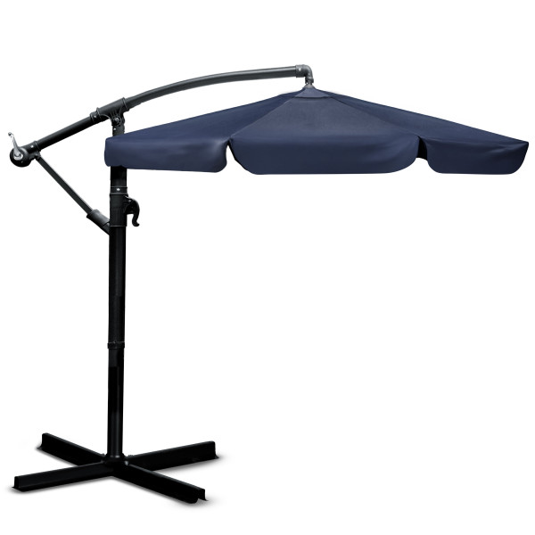 Parasol ogrodowy z wysięgnikiem pokrowiec 8 segmentów ø 350cm Plonos 548401