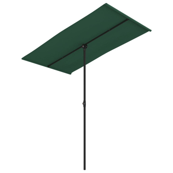 Parasol ogrodowy Zielony 180 x 110 cm vidaXL 591757