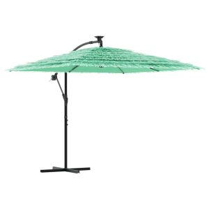 Parasol ogrodowy Zielony 246 x 246 x 230 cm vidaXL 591800