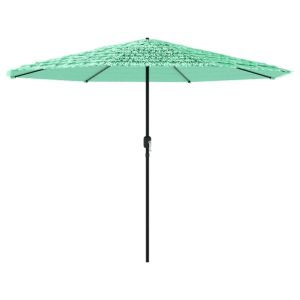 Parasol ogrodowy Zielony 324 x 324 x 247 cm vidaXL 591770