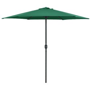Parasol Ogrodowy Zielony Na Słupku Składany Na Taras Ogród 270×246 cm 938994 Parasol Ogrodowy Zielony Na Słupku Składany Na Taras Ogród 270×246 cm 938994