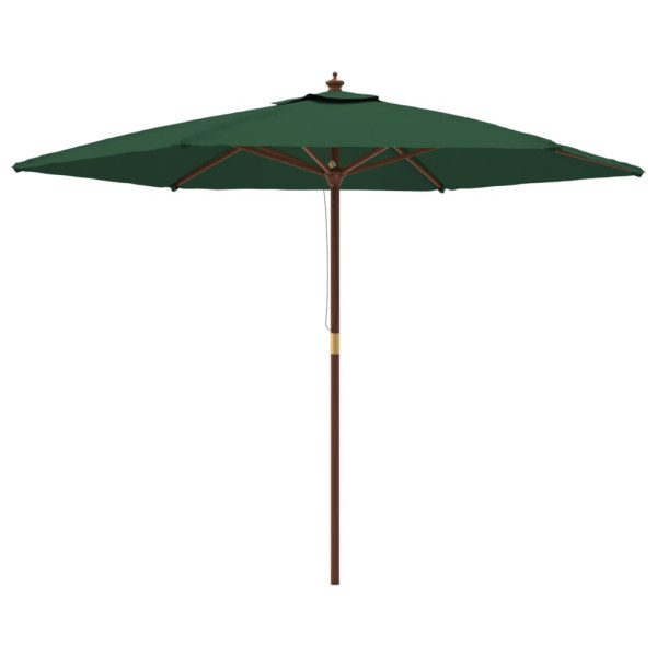 Parasol Ogrodowy Zielony Na Słupku Składany Na Taras Ogród Balkon 299x240 939014