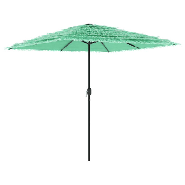 Parasol Ogrodowy Zielony Na Słupku Składany Na Taras Ogród Balkon 942685
