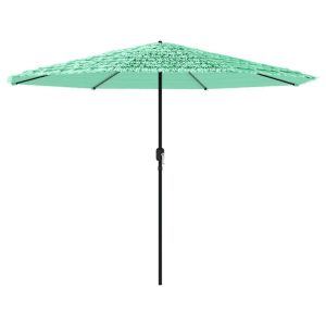 Parasol Ogrodowy Zielony Na Słupku Składany Na Taras Ogród Balkon 942662 Parasol Ogrodowy Zielony Na Słupku Składany Na Taras Ogród Balkon 942662