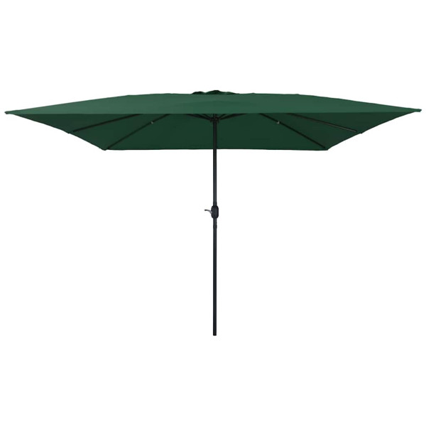 Parasol Ogrodowy Zielony Składany Na Słupku Na Taras Ogród Balkon 943545