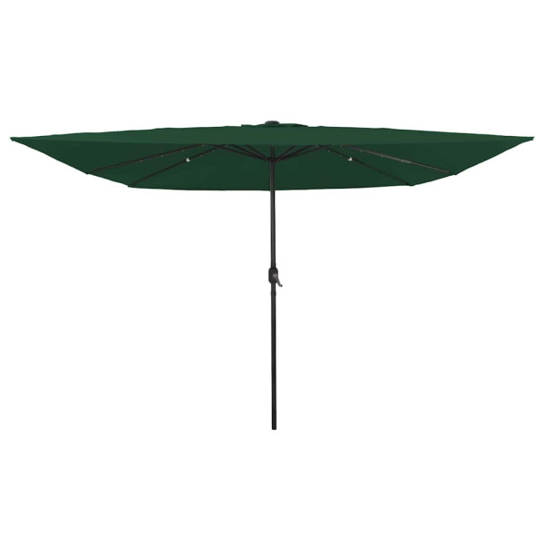 Parasol Ogrodowy Zielony Składany Na Słupku Na Taras Ogród Balkon 938865
