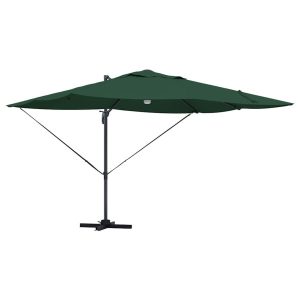 Parasol Ogrodowy Zielony Składany z Podstawą Na Taras Ogród LED 351 x 250 952733 Parasol Ogrodowy Zielony Składany z Podstawą Na Taras Ogród LED 351 x 250 952733