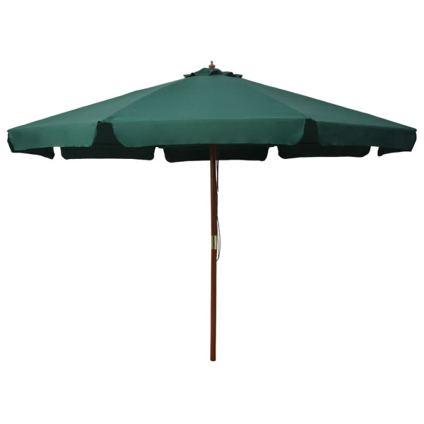 Parasol ogrodowy Zielony vidaXL 591718