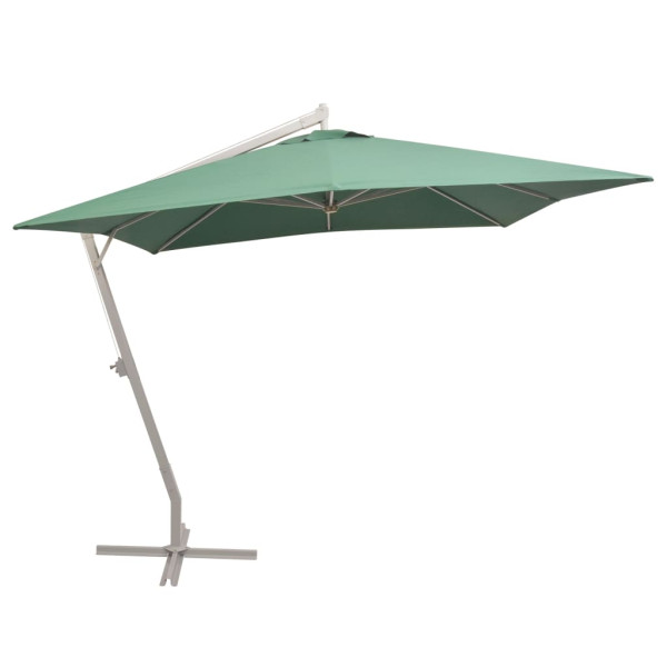 Parasol ogrodowy Zielony vidaXL 593787