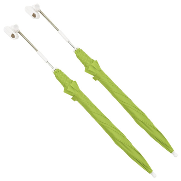 Parasol ogrodowy Zielony vidaXL 593824