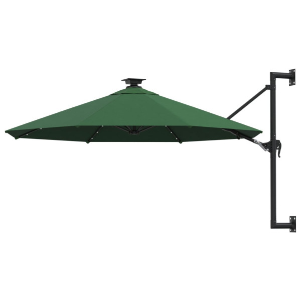 Parasol ogrodowy Zielony vidaXL 593852