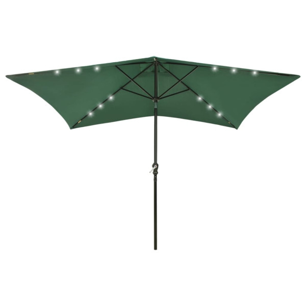Parasol ogrodowy Zielony vidaXL 591671