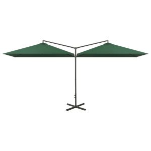 Parasol ogrodowy Zielony vidaXL 591676 Parasol ogrodowy Zielony vidaXL 591676