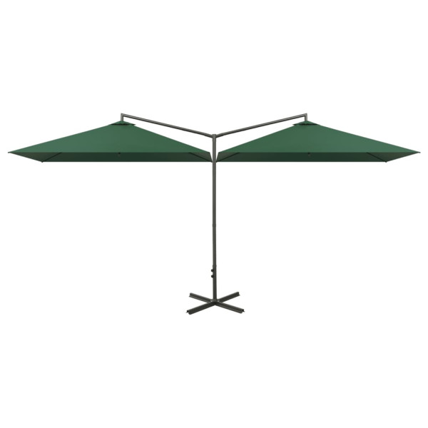 Parasol ogrodowy Zielony vidaXL 591676