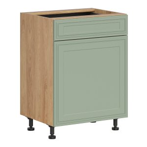 Szafka kuchenna dolna Verdi 60 cm prawa z szufladą cichy domyk dąb hikora/szałwia mat 926410 Szafka kuchenna dolna Verdi 60 cm prawa z szufladą cichy domyk dąb hikora/szałwia mat 926410