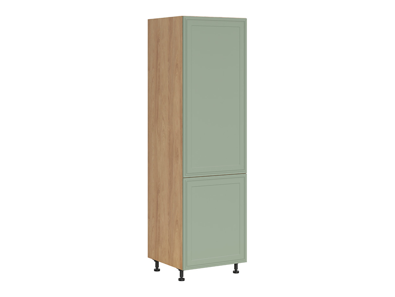 Szafka kuchenna dolna Verdi 60 cm wysoka lewa dąb hikora/szałwia mat 926386