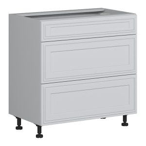 Szafka kuchenna dolna Verdi 80 cm z szufladami cichy domyk jasny szary mat 382037 Szafka kuchenna dolna Verdi 80 cm z szufladami cichy domyk jasny szary mat 382037